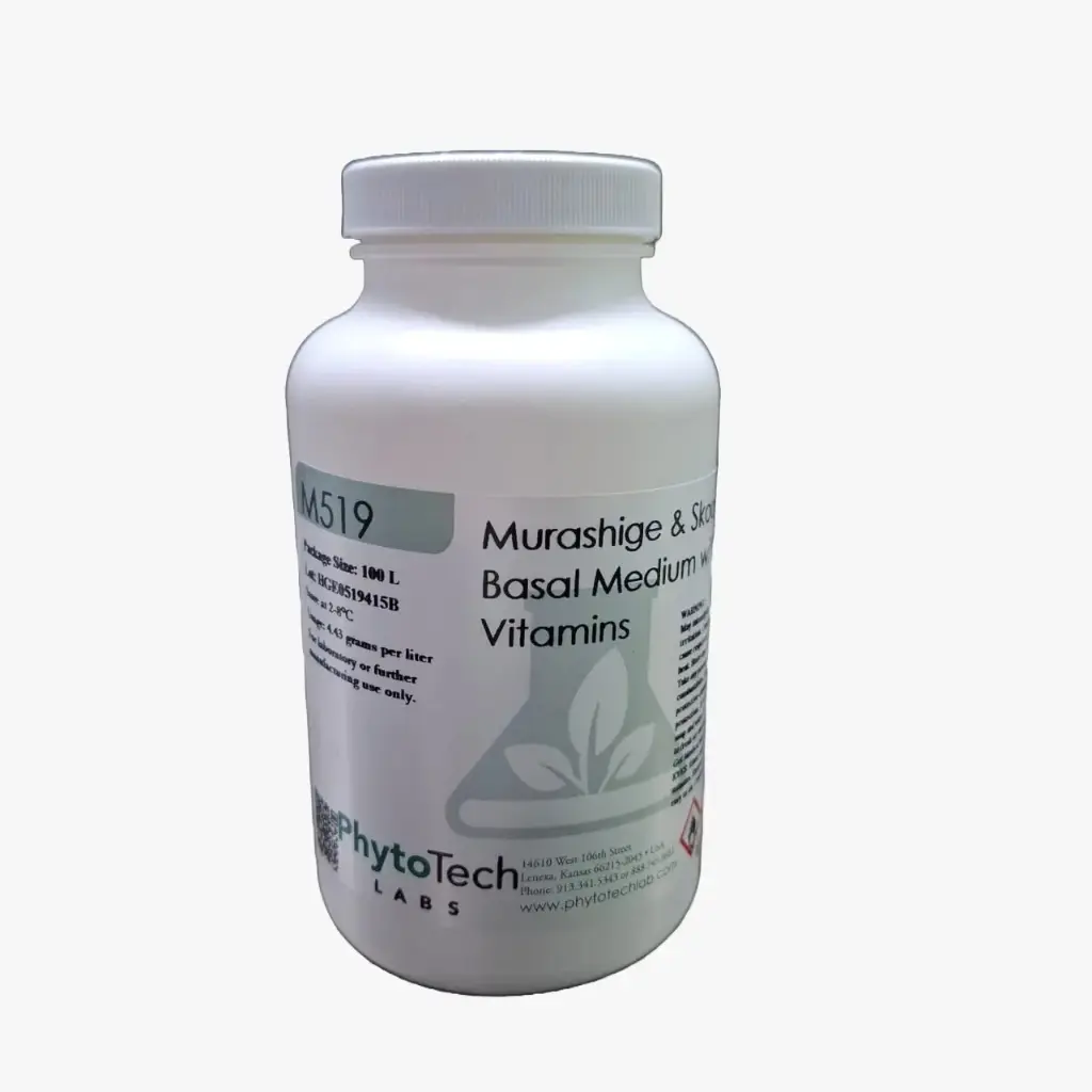 Murashige & Skoog MS Medio Basal con Vitaminas 11.28L (50g)