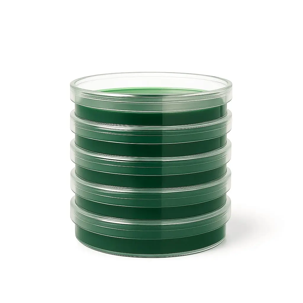 Placas Petri 90x15 mm Agar CLED 5 pzs