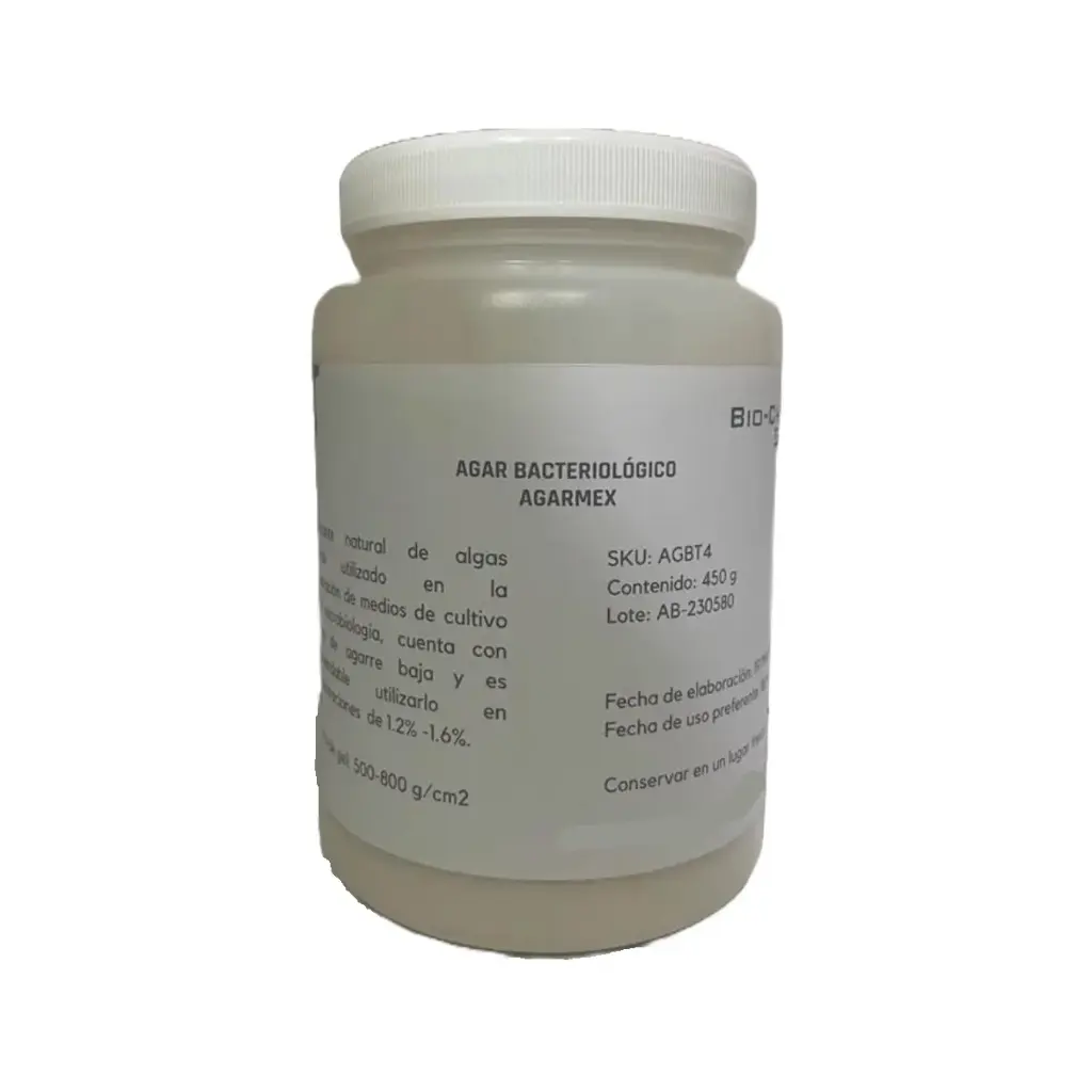 Agar Bacteriológico 450g AGARMEX