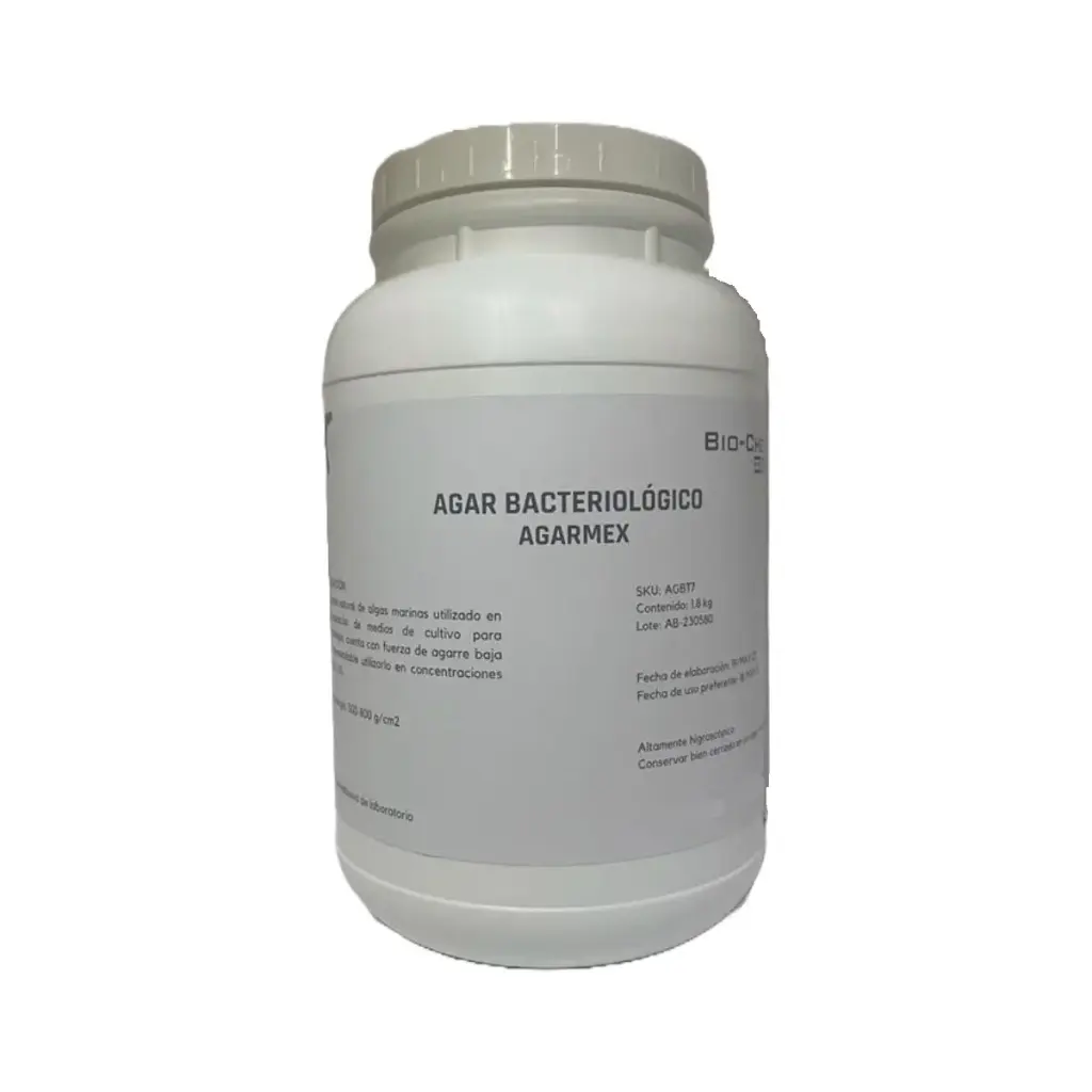 Agar Bacteriológico 1.8kg