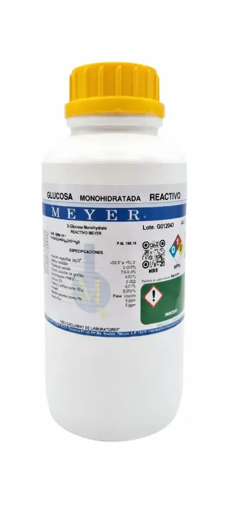 Glucosa Monohidratada (Reactivo) 500g Meyer