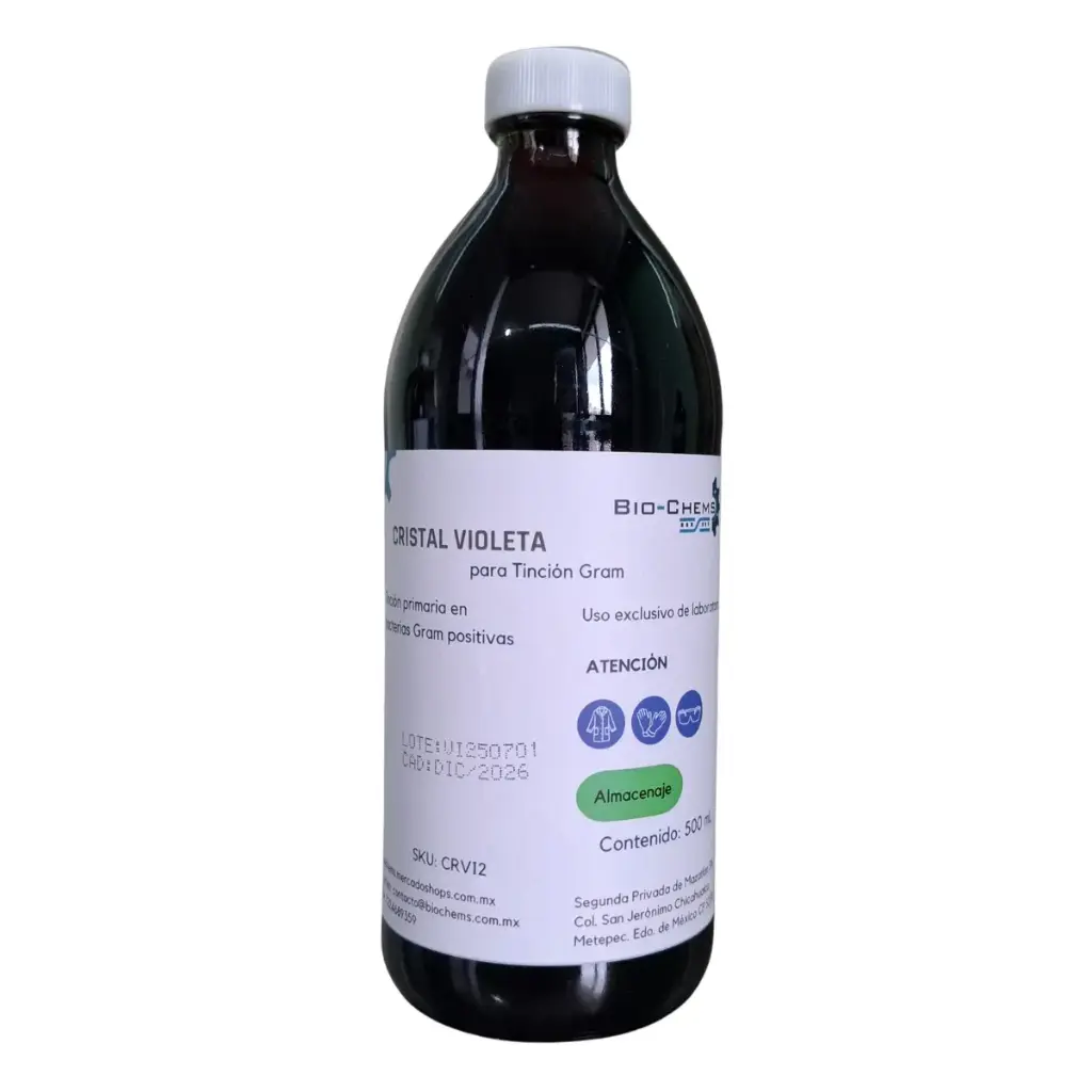 Cristal Violeta Para Tinción Gram 500 mL