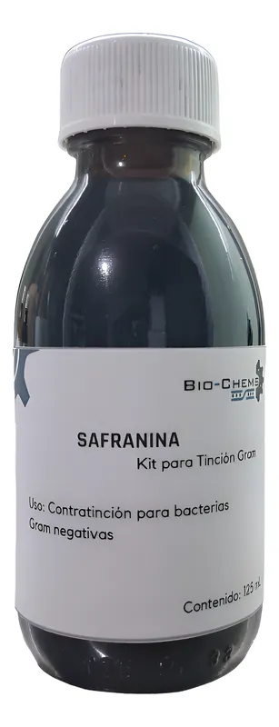 Safranina Para Tinción Gram 500 mL