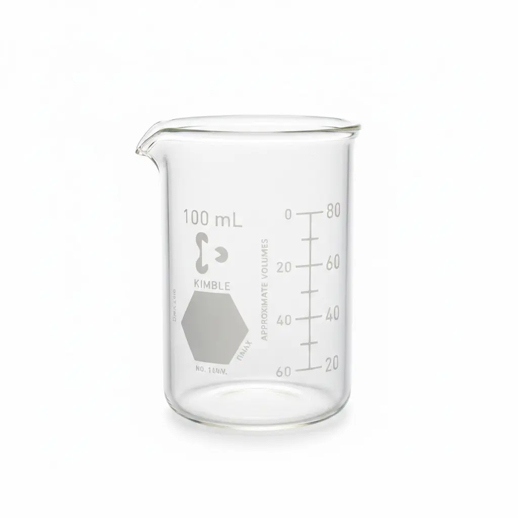 Vaso precipitado Griffin, regular, forma baja, graduado 100 mL KIMAX