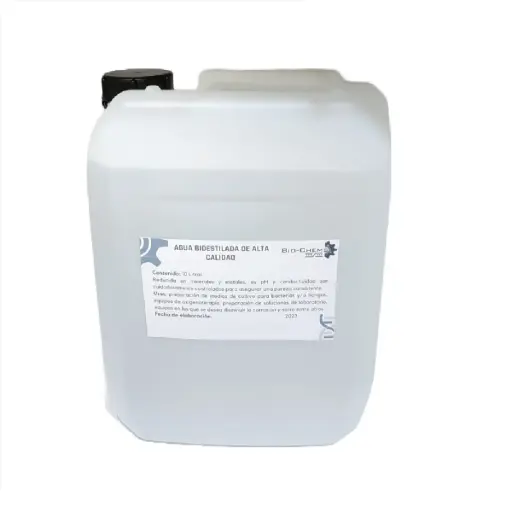 [AGBD3ML] Agua Bidestilada 10L BIOCHEMS
