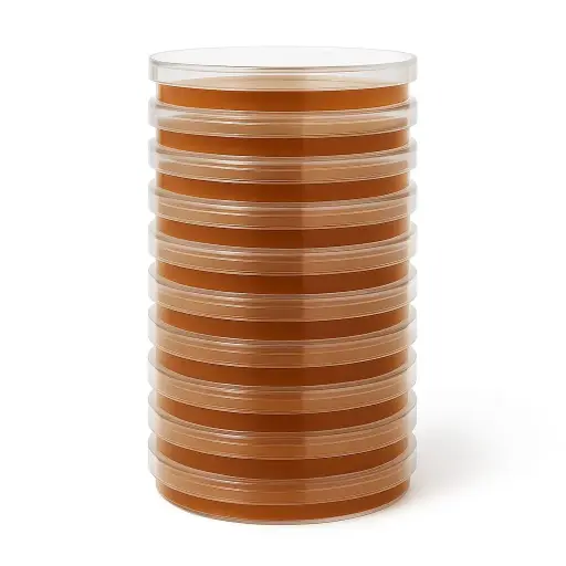 [PVEB2ML] Placas Petri 90x15 mm Agar Verde Brillante 10 pzs BIOCHEMS