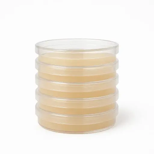 [PNUT1ML] Placas Petri 90x15 mm Agar Nutritivo 5 pzs BIOCHEMS
