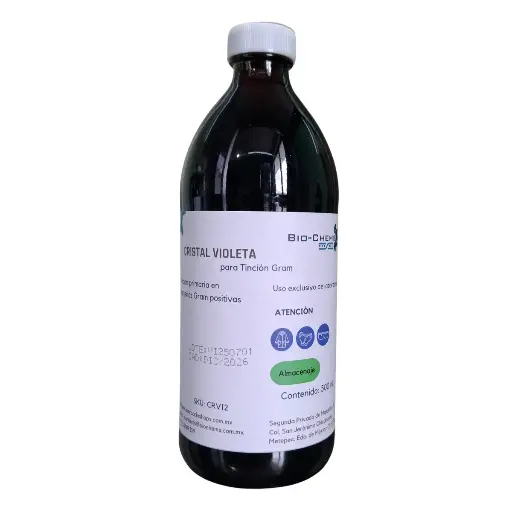 [CRV2] Cristal Violeta Para Tinción Gram 500 mL