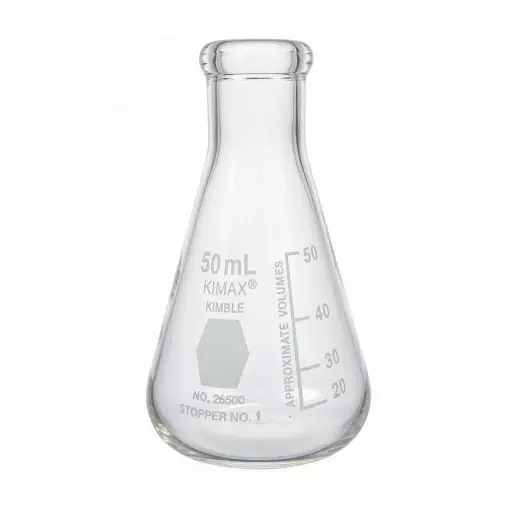 [26500-50] Matraz Erlenmeyer graduado 50 mL KIMAX