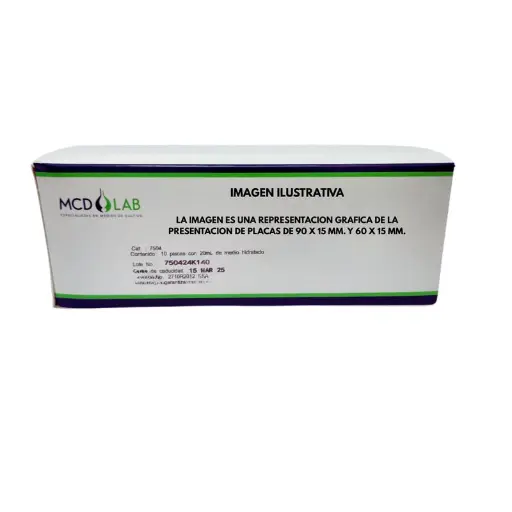 [7504] Agar Sangre (AST) Pqte/10 Placas MCDLAB