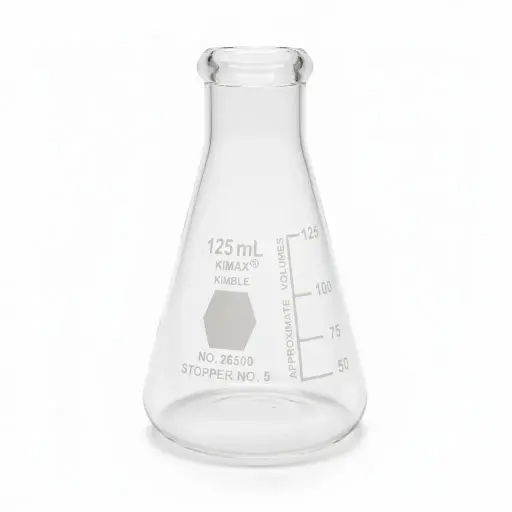 [26500-125] Matraz Erlenmeyer graduado 125 mL KIMAX
