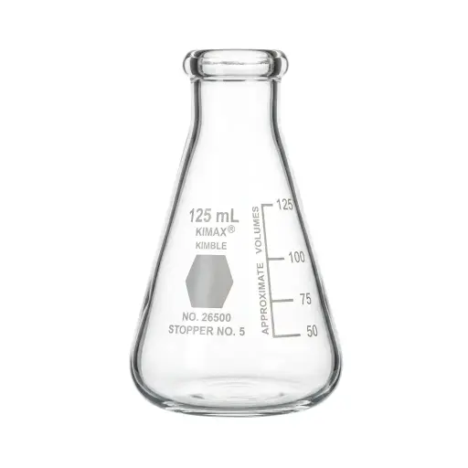 [26500-125] Matraz Erlenmeyer graduado 125 mL KIMAX
