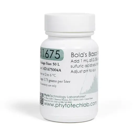 [B1675-2] Medio Basal de Bold (BBM) para 10L (7.05g)